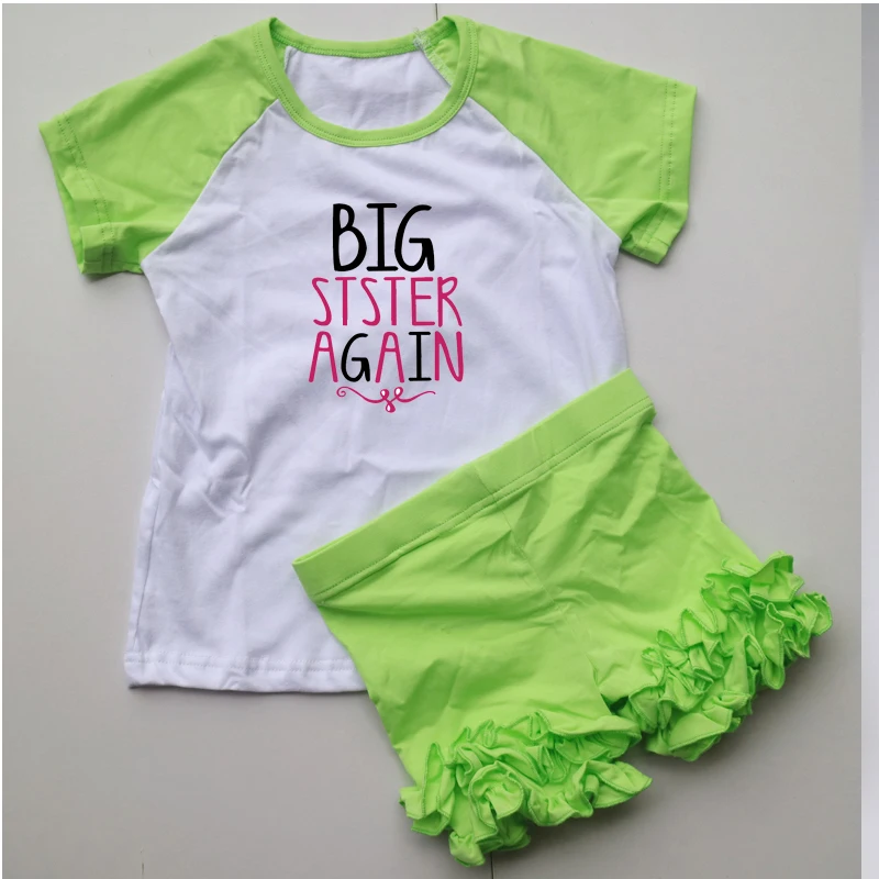 Сестра медведь pattern рубашка и шорты рукав реглан ruched короткие о-образным вырезом