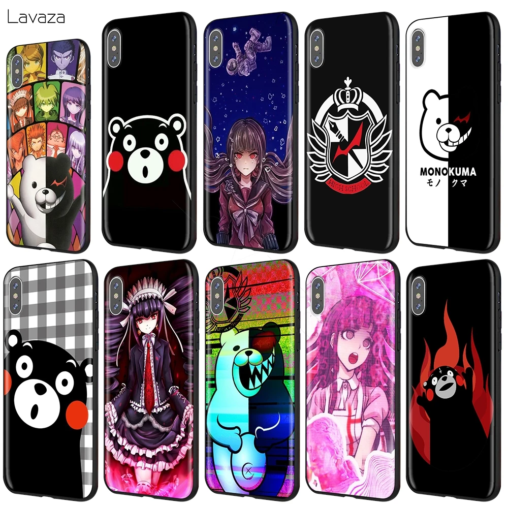 Чехол Lavaza Kumamon Danganronpa Monokuma для iPhone 12 mini 11 Pro XS Max XR X 8 7 6 6S Plus 5 5s se|Бамперы| |