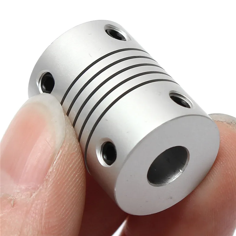 Прочная 7x7 мм алюминиевая Гибкая соединительная муфта мотора с ЧПУ 19 x 25 |