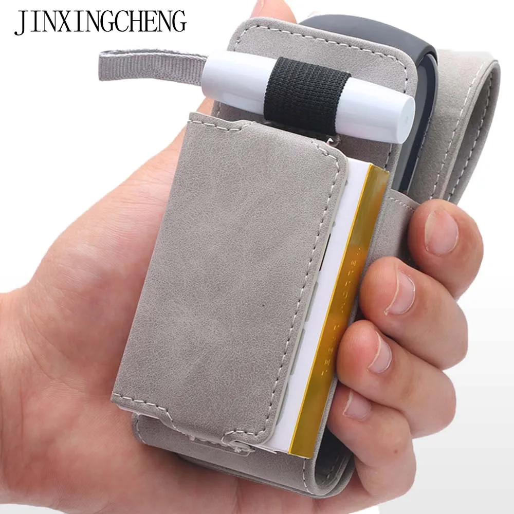 JINXINGCHENG цветной кожаный чехол-книжка с карабином для Iqos 3,0 Чехол-сумка из искусственной кожи защитный чехол-держатель