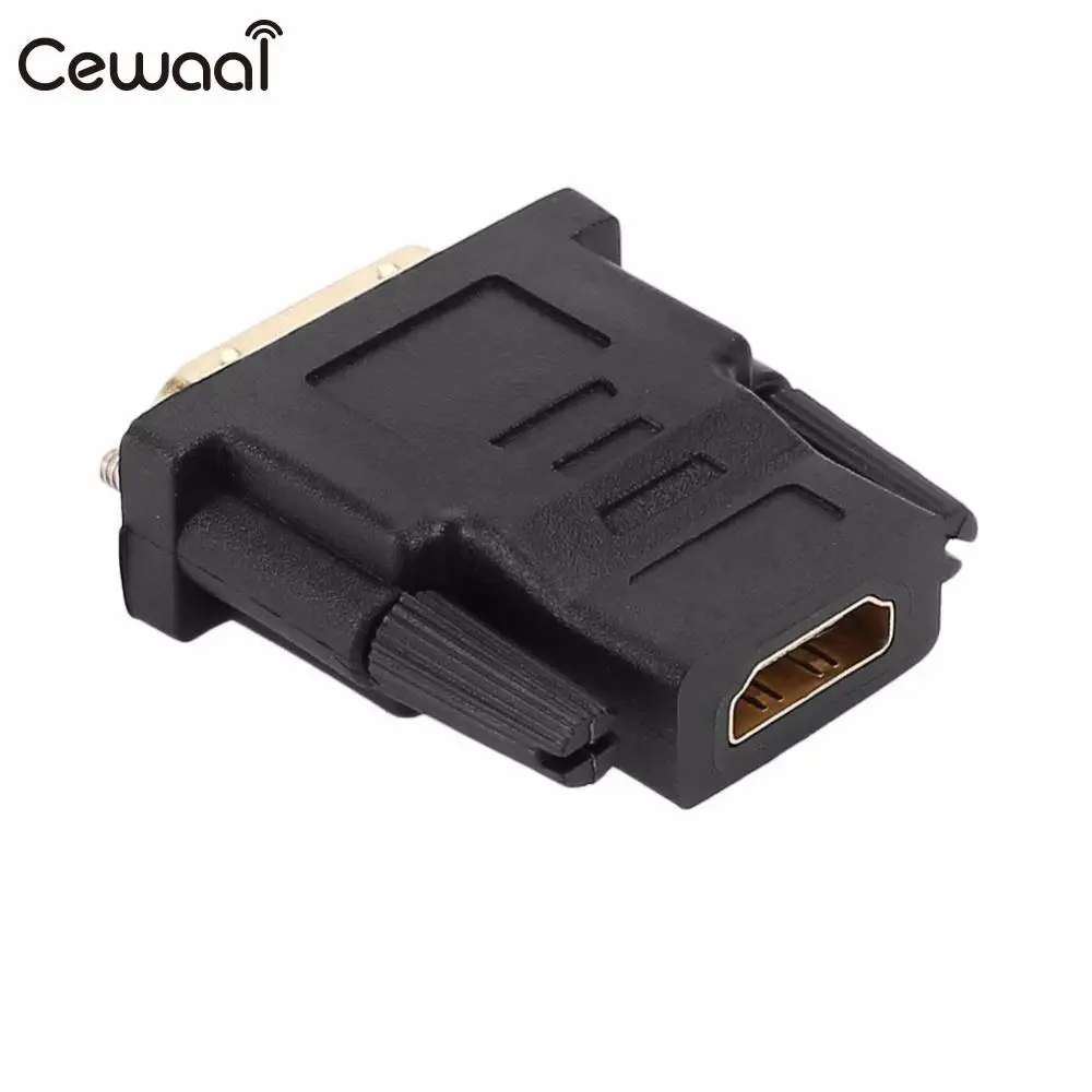 Cewaal DVI D 24 + 1 контактный разъем для HDMI типа Мама M F адаптер конвертер HDTV Пластик