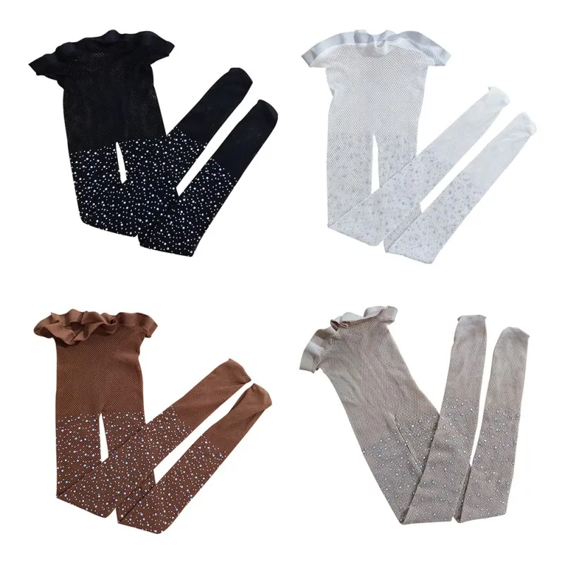 Леггинсы для маленьких девочек леггинсы с жемчужинами Детские эластичные штаны