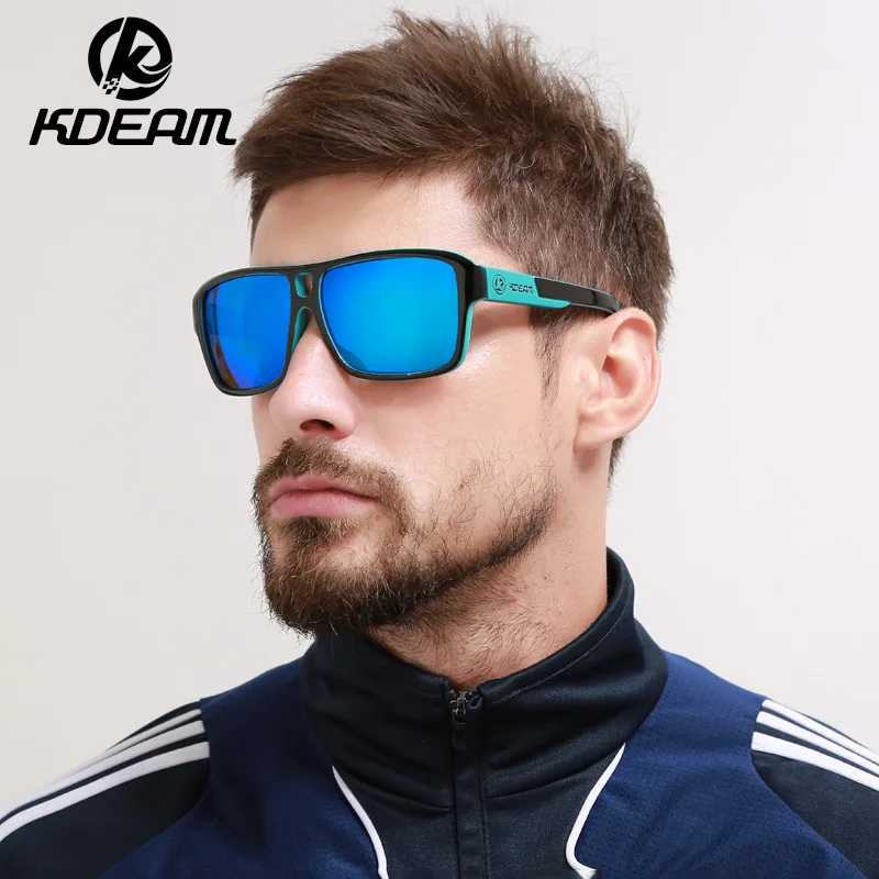 KDEAM Revamp спортивные мужские солнцезащитные очки поляризованные Потрясающие цвета