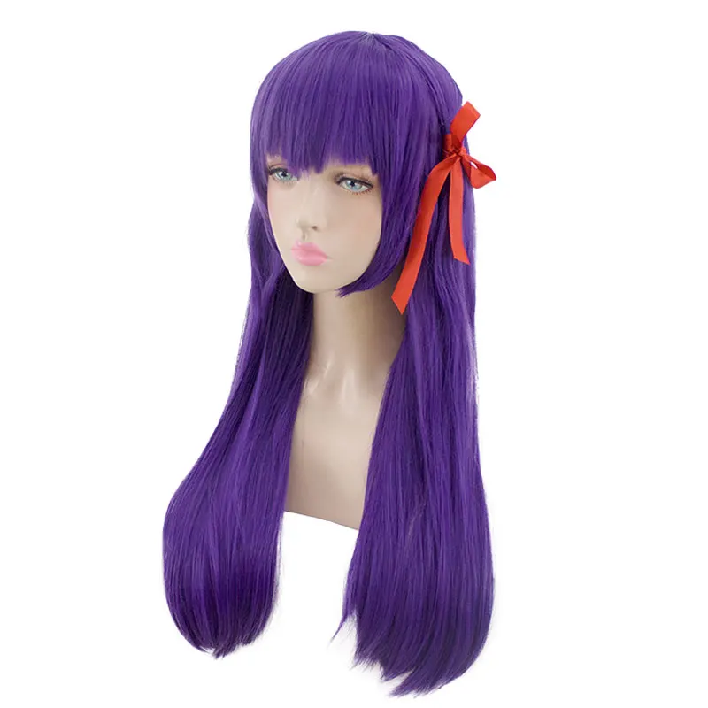 HSIU высокое качество Fate/stay night Sakura Matou Аниме игра косплей парик костюм играть