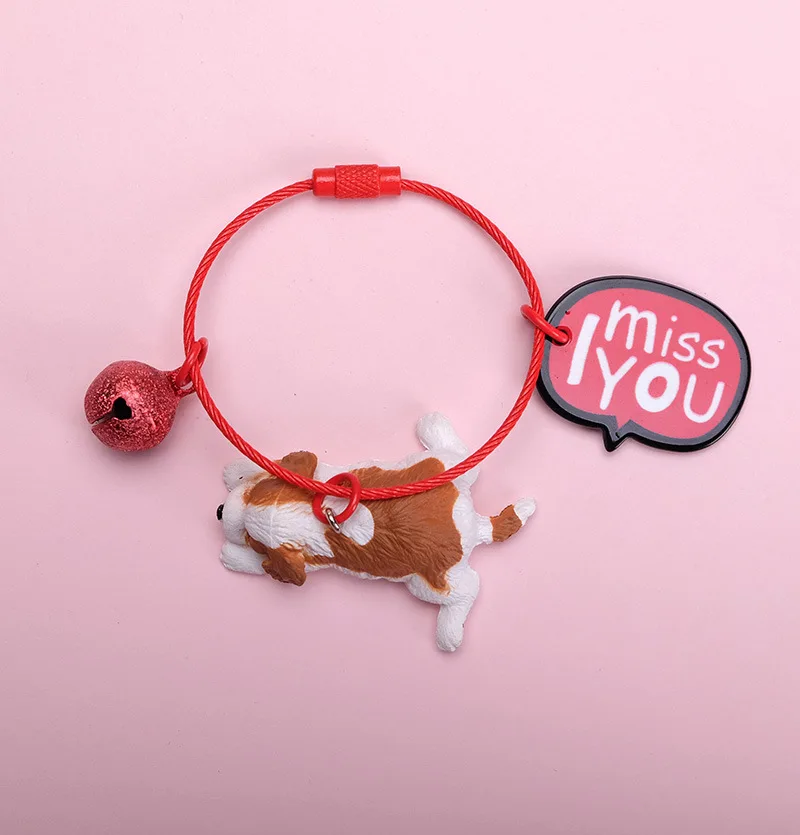 KEYCHAIN KEYRING 8 Мультфильм 3D милый питомец собака бульдог автомобиль брелок животное Прекрасный Мопс стальная проволока подвеска для ключей сумок игрушка-брелок для мужчин и женщин ювелирные изделия - Цвет: KEYCHAIN KEYRING 8