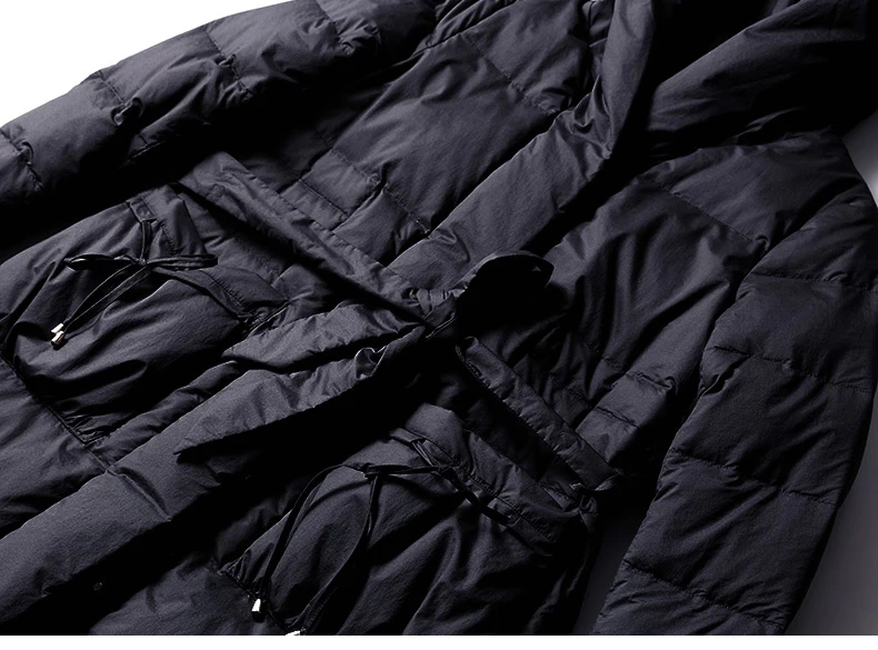 Новинка 2019 зимняя куртка и длинные свободные куртки больших размеров плотное