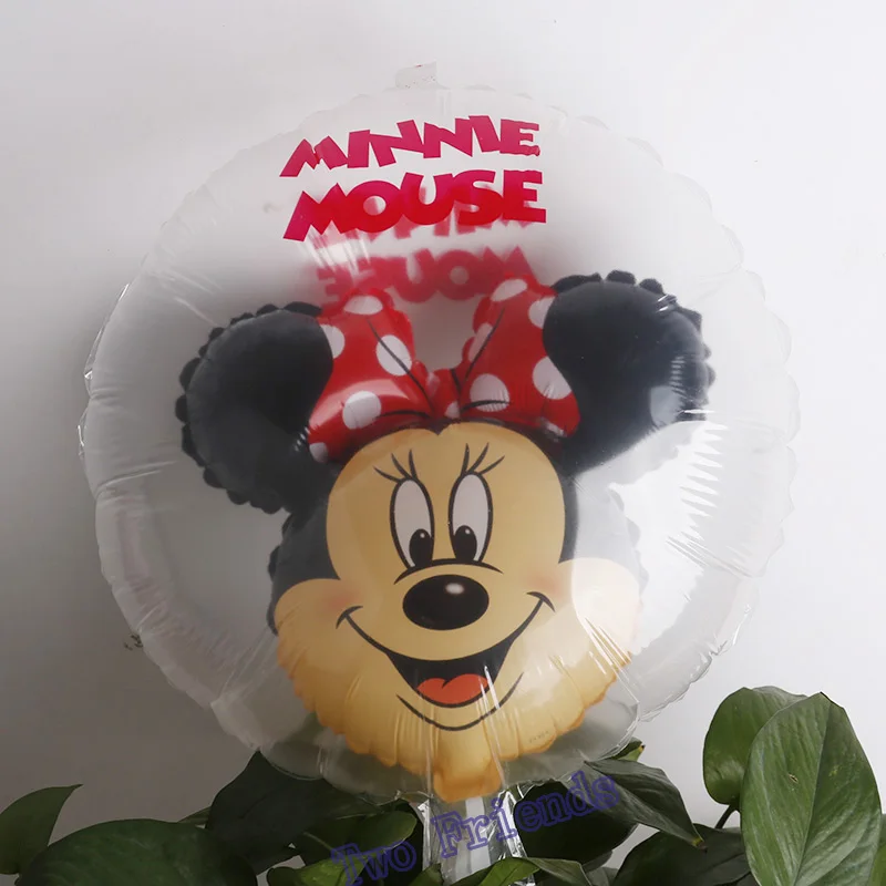 18R04001 45x45cm 1 шт Микки Минни фольгированные шары День рождения украшения детский душ мальчик девочка Globos Микки Минни принадлежности для тематической вечеринки баллон - Цвет: 18R04001 45x45cm