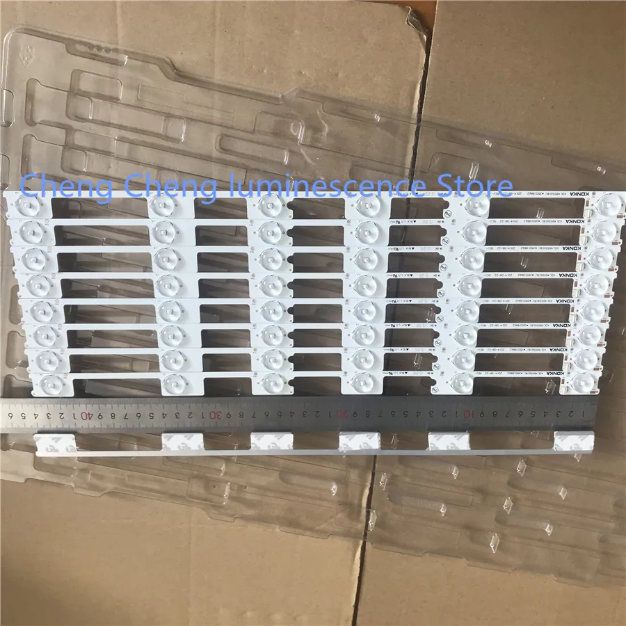 12 шт./лот светодиодная подсветка для бара полосы для KONKA KDL48JT618A KDL48SS618U 35018540 35018539 6 светодиодный S(6 V) 442 мм