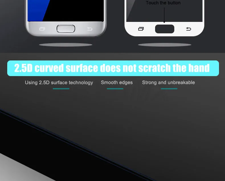 Защитное стекло для samsung galaxy A3 A5 A7 J3 J5 J7 стекло S7 Закаленное стекло Защитная пленка для экрана