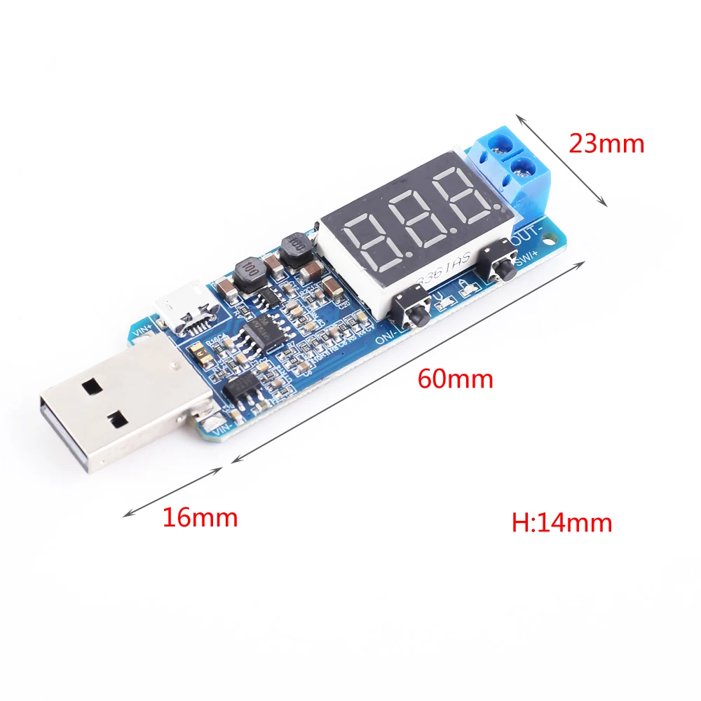 DC-DC Boost Buck Converter USB Step UP / Down Power Supply Module Adjustable Out DC 1.2V-24V 5V to 3.3V 12V | Электронные
