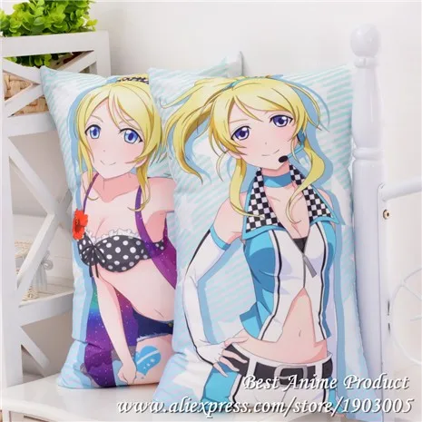 Японское аниме Love Live девушки обнимают тело обратно Подушка Lovelive милый мультфильм Otaku Подушка 2WAY плюшевая ткань для кафе