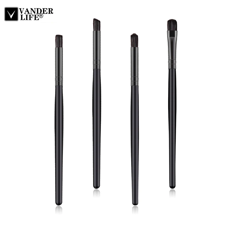 Новинка 4 шт. набор кистей для макияжа профессиональное смешивание бровей полная