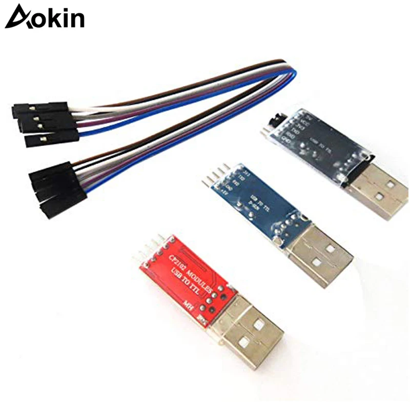 PL2303HX CP2102 CH340G USB к TTL для arduino UART модуль PL2303 с dupont кабелем|Интегральные схемы| |