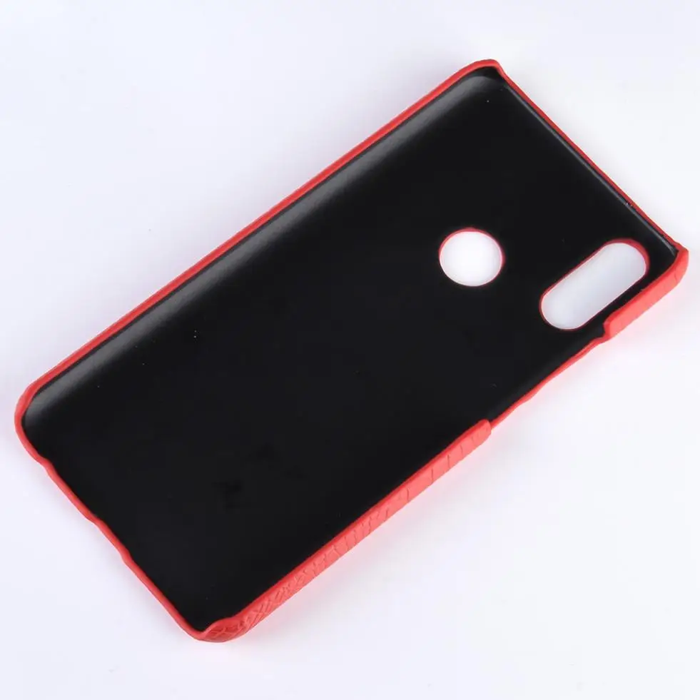 Чехол для Meizu Note 9 с роскошной текстурой крокодила ударопрочный жесткий защитный