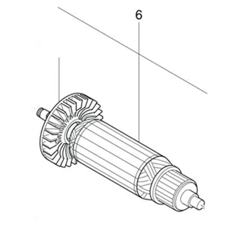 

Арматура 510186-7 220-240 В ротор для Makita M9503R