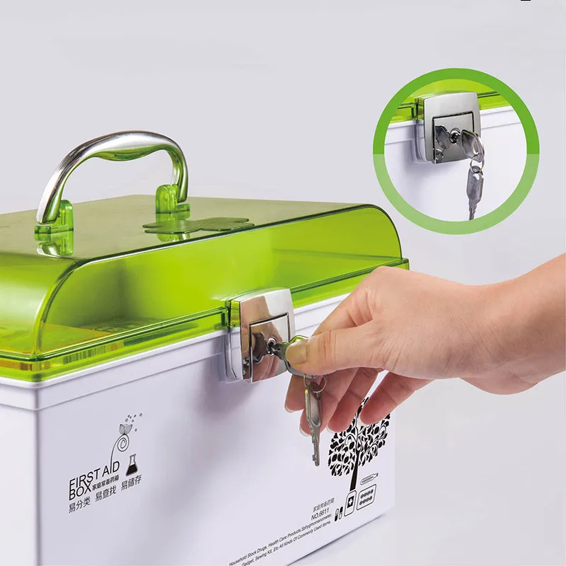 Новый домашний набор первой помощи из натурального пластика многослойный