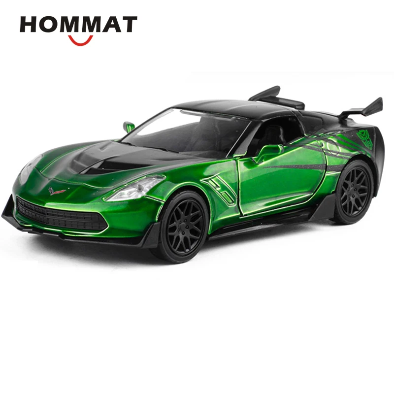 Hommate моделирование 1:36 трансформатор Corvette Stingray Crosshairs спортивный автомобиль сплав