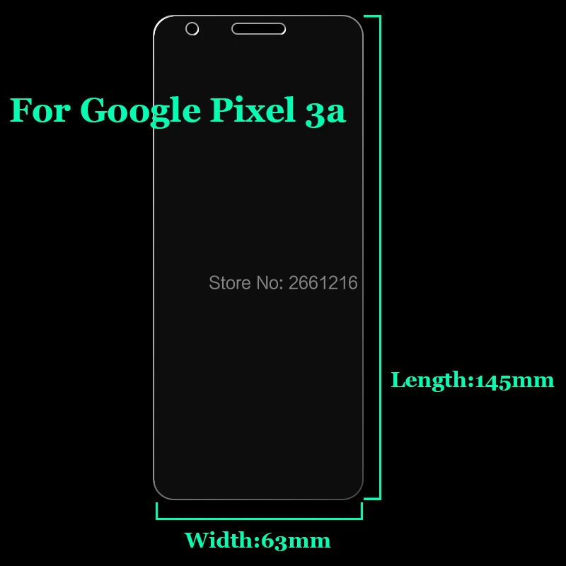2 Pcs/Lot For Google Pixel3A 5.6&quot Tempered Glass 9H 2.5D Premium Screen Protector Film Guard Shield Pixel 3A XL 6.0&quot | Мобильные