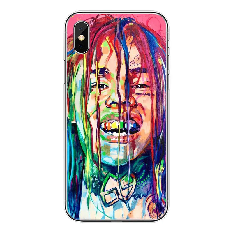 Хип хоп рэппер Tekashi 69 6ix9ine тонкий силиконовый мягкий ТПУ чехол для телефона iPhoneX 8