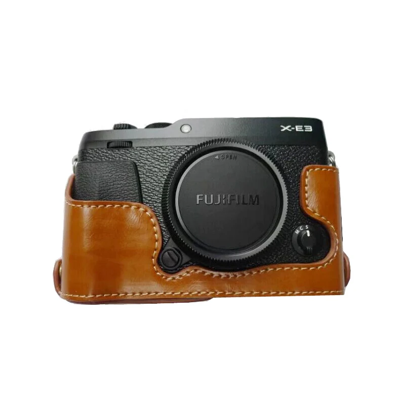 Чехол из искусственной кожи для FujiFilm Fuji XE3 X-E3 полусумка камеры набор аксессуаров