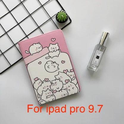 Kawayi подарок на год кота чехол Обложка для ipad 9,7 Pro air2 Мягкая обложка для ipad Air1 Чехол ipad mini 1/2/3/4, ipad Стенд - Цвет: For ipad pro 9.7