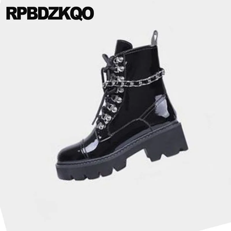 Женские ботильоны на высоком массивном каблуке брендовые зимние ботинки из