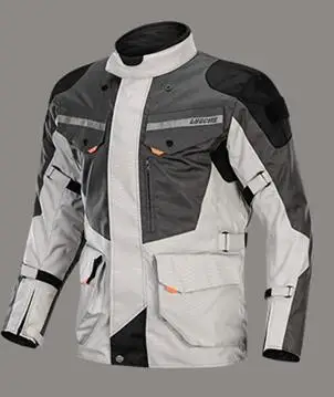 Jacket Европейский стандарт, сетчатая мотоциклетная куртка, зимняя, сохраняющая тепло, съемная мотоциклетная куртка для мотокросса, полный корпус, защитная M-5XL - Цвет: Jacket