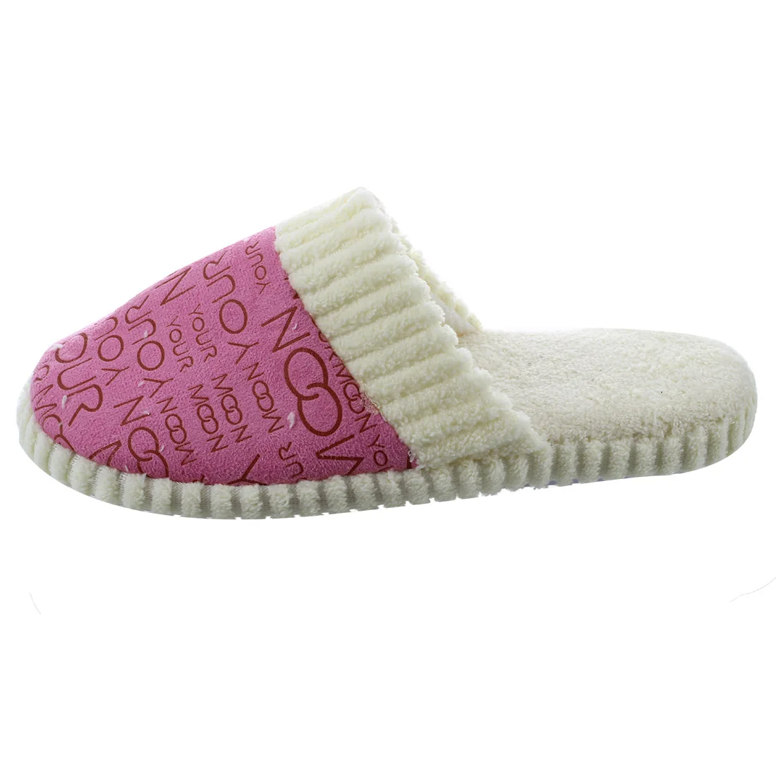 Женские тапочки с хлопковой подкладкой и надписью|cotton slippers woman|cotton slipperswomen |