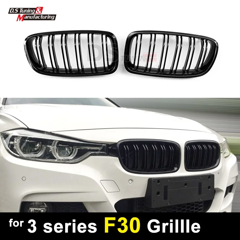 1 пара Racing сетки грили для BMW F30 3 серии почек решетка радиатора Grelha F31 F35 316i 320i 328i 335i