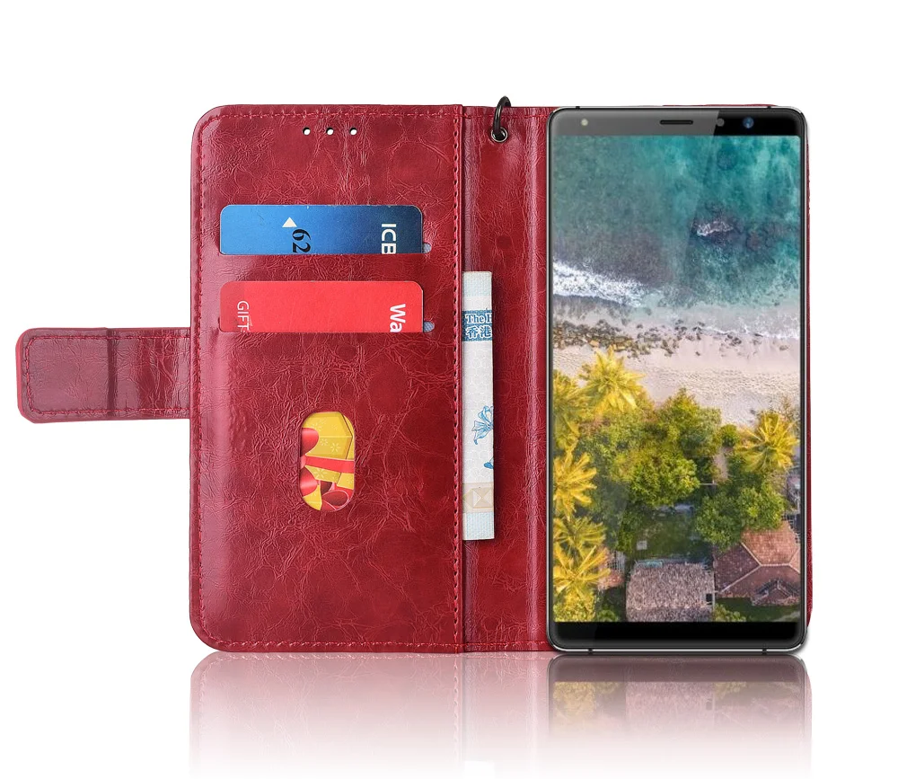 Кожаный чехол-книжка для Highscreen power Five Max 2 Fundas с цветочным принтом специальный чехол-бумажник с подставкой и ремешком
