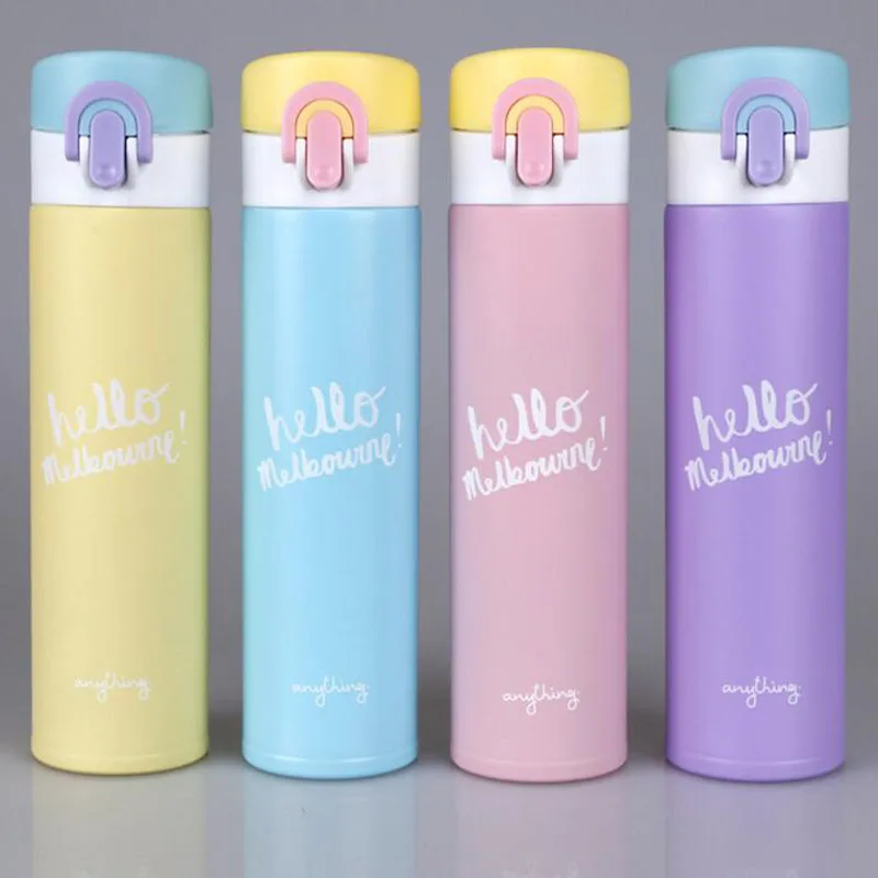 400 мл Нержавеющая сталь с двойными стенками изолированный термос чашка Кофе