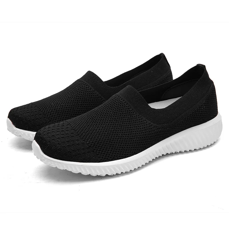 2018 новый стиль Flywire Женская дышащая сетчатая прогулочная обувь легкая спортивная