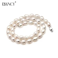 natural pearl necklace wholesale freshwater pearl necklace female 40cm 45cm 50cm 55cm 60cm rice pearl necklace for mother