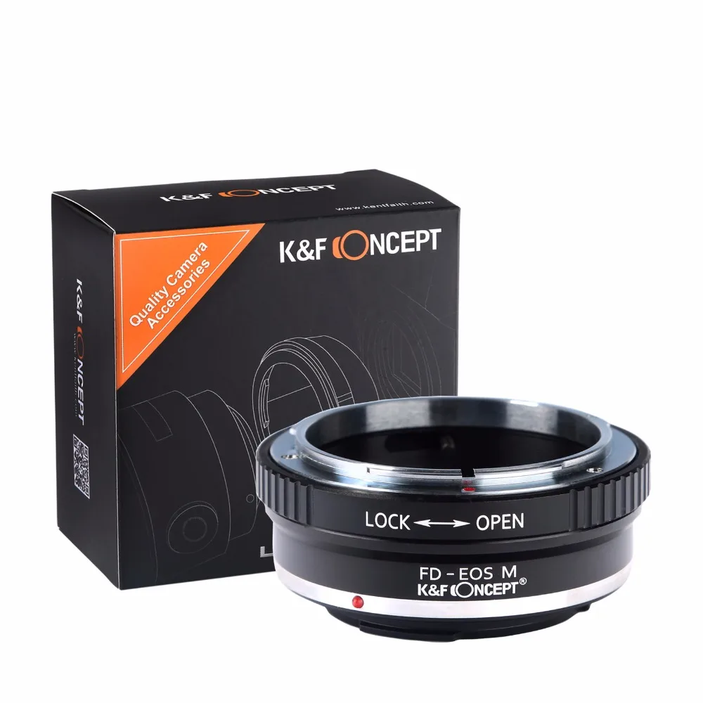 K & F CONCEPT адаптер крепления объектива для Canon FL FD Крепление к EOS M камеры|lens mount adapter|f