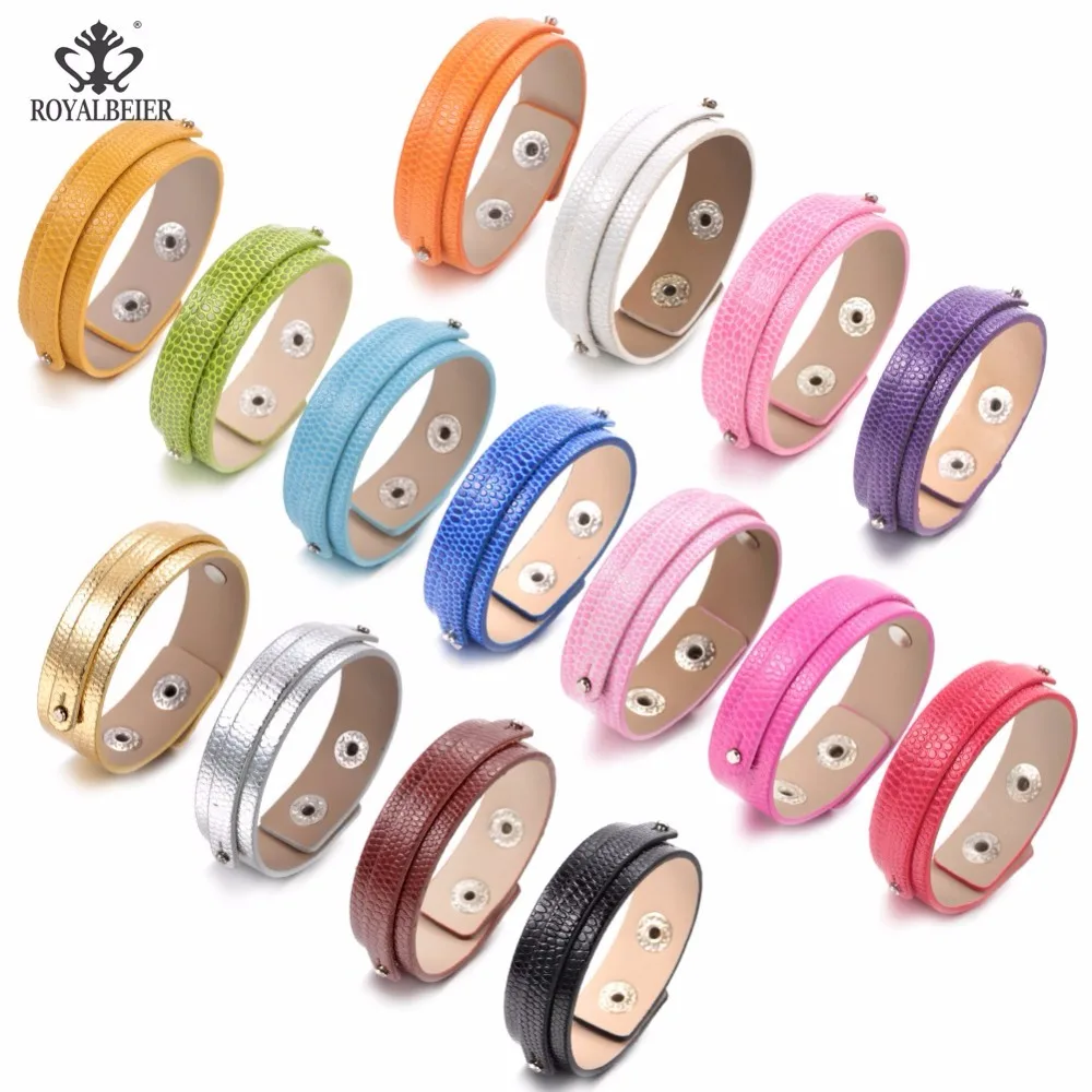 ROYALBEIER Подвески 15 цветов ручной работы из натуральной кожи очаровательный