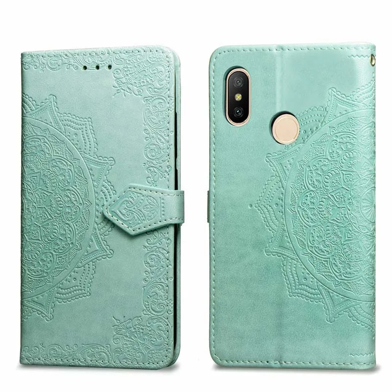 Роскошный чехол для телефона для Xiaomi Redmi 6A, чехол для Redmi 6 Pro, кожаный силиконовый чехол-книжка, чехол для Xiomi Redmi Note 6 Pro