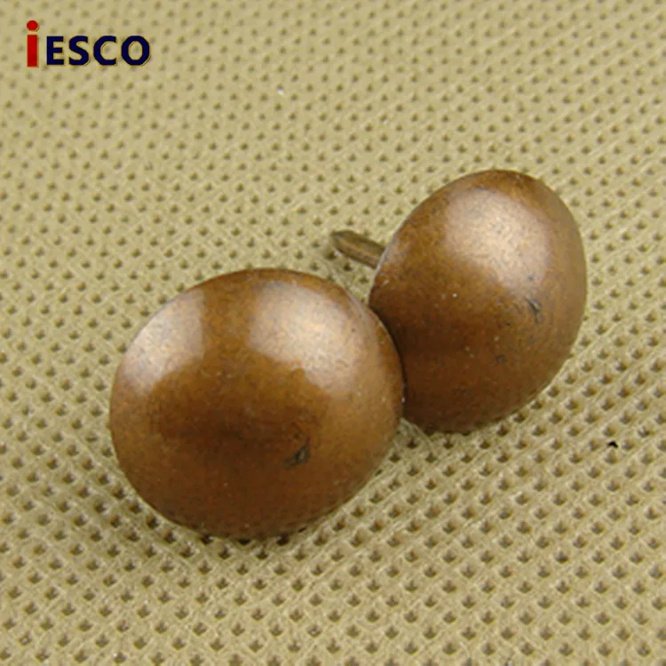 Диаметр 19 мм медь пены ногтей декоративные бронзовый барабан фон антикварные