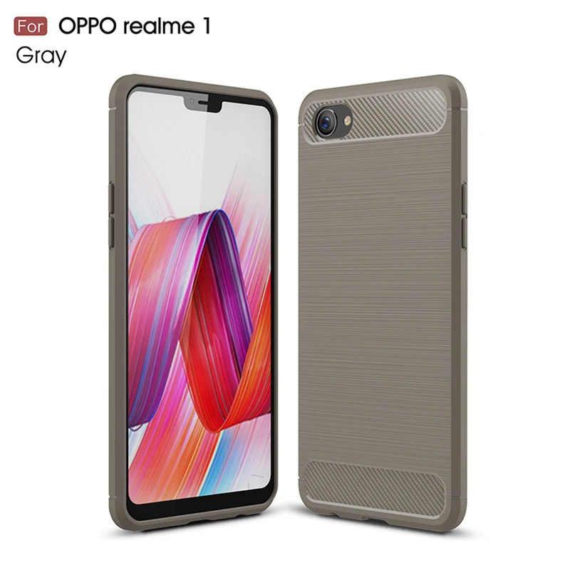 1 шт. Роскошные Чехлы для мобильных телефонов OPPO Realme1 силиконовый защитный