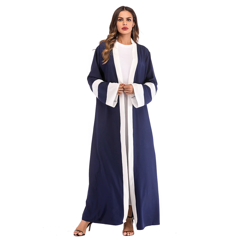 Женское платье кафтан в арабском стиле элегантное свободное с кружевом и