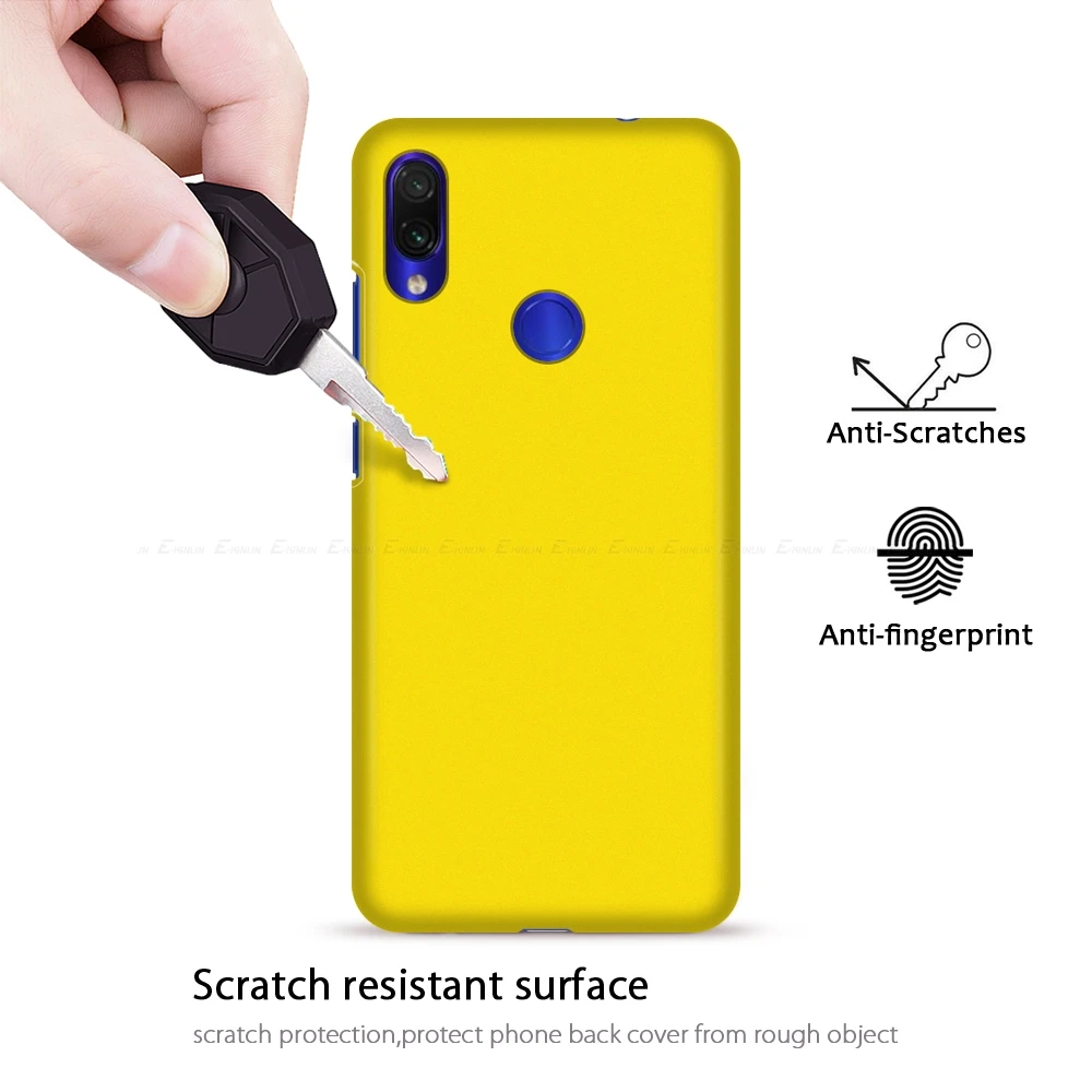 Жесткий ПК матовый чехол для телефона Ультратонкий Пластиковый Чехол Xiaomi Redmi Note 9