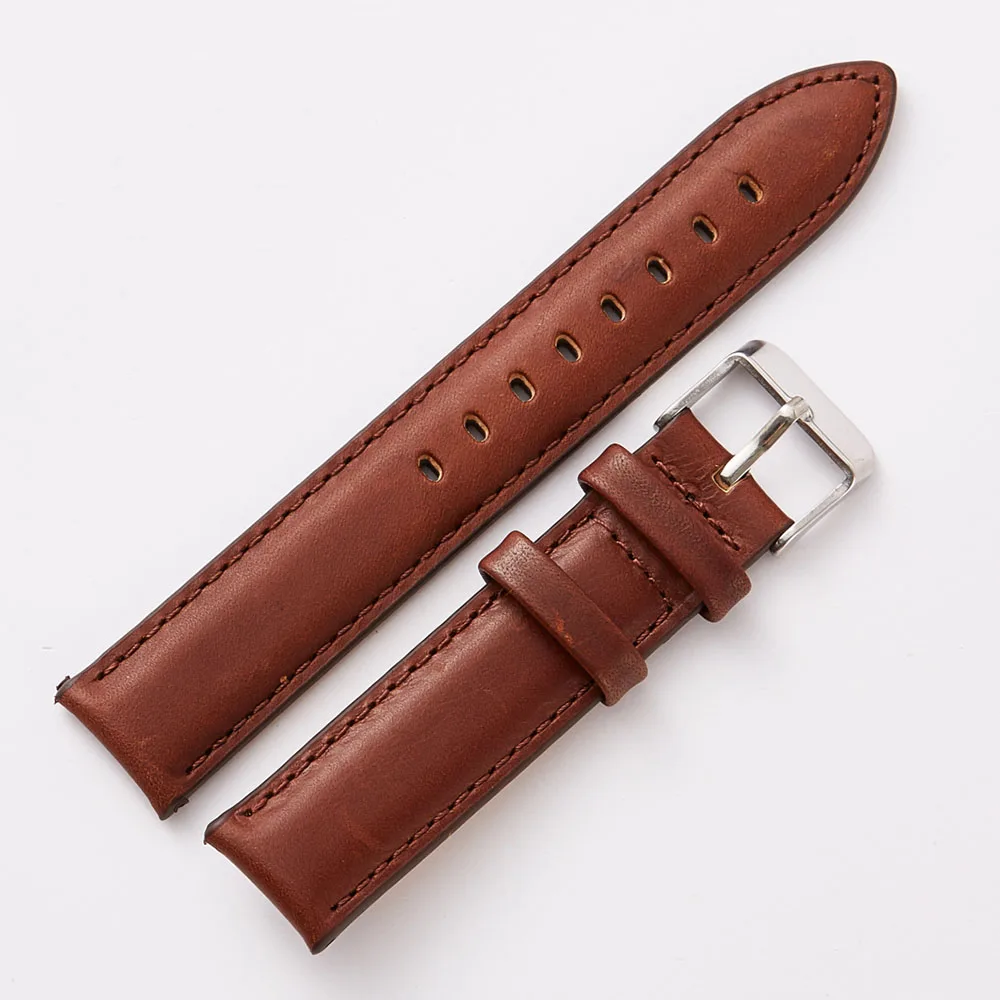 Ремешок для часов 13 мм, 17 мм, 18 мм, 19 мм, 20 мм, подходит для часов Daniel Wellington, для мужчин и женщин, обычный ремешок для часов, коричневый, черный, ремешок для часов