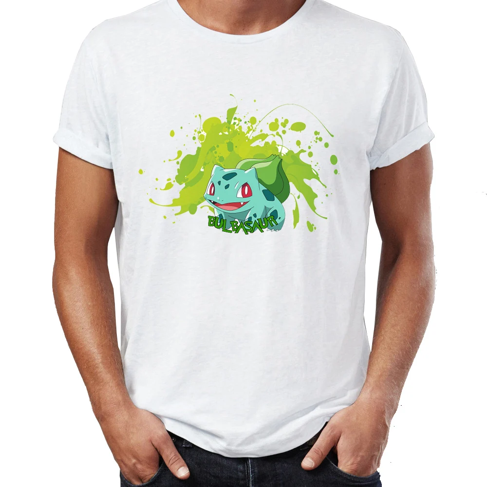 Мужская футболка Pokemon Starters Pikachu Pichu Charmander Squirtle And Bulbasaur, игровая футболка с надписью Gamer, футболки, топы, Harajuku, уличная одежда - Цвет: 10