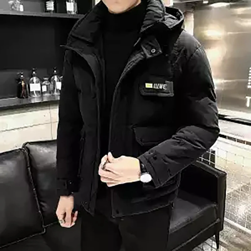 Лидер продаж парка мужские зимние куртки из хлопка Chaquetas Hombre парки повседневная