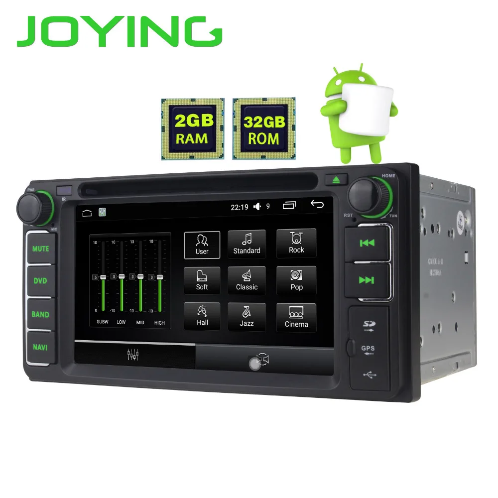 Радуясь 2 din автомагнитола doble gps android Авто Кош Гб Сенсорный экран для Toyota camry toyota rav4