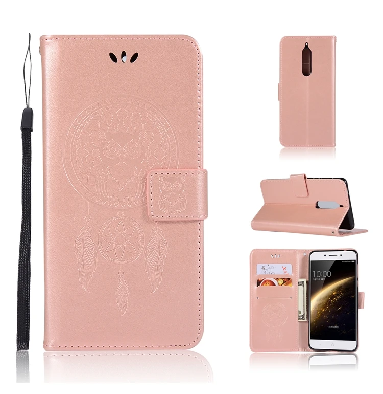 Телефон Etui для Coque Nokia 5 чехол Роскошные Сова кожаный бумажник откидная крышка для Nokia 5 Nokia5 Корпус Capinha