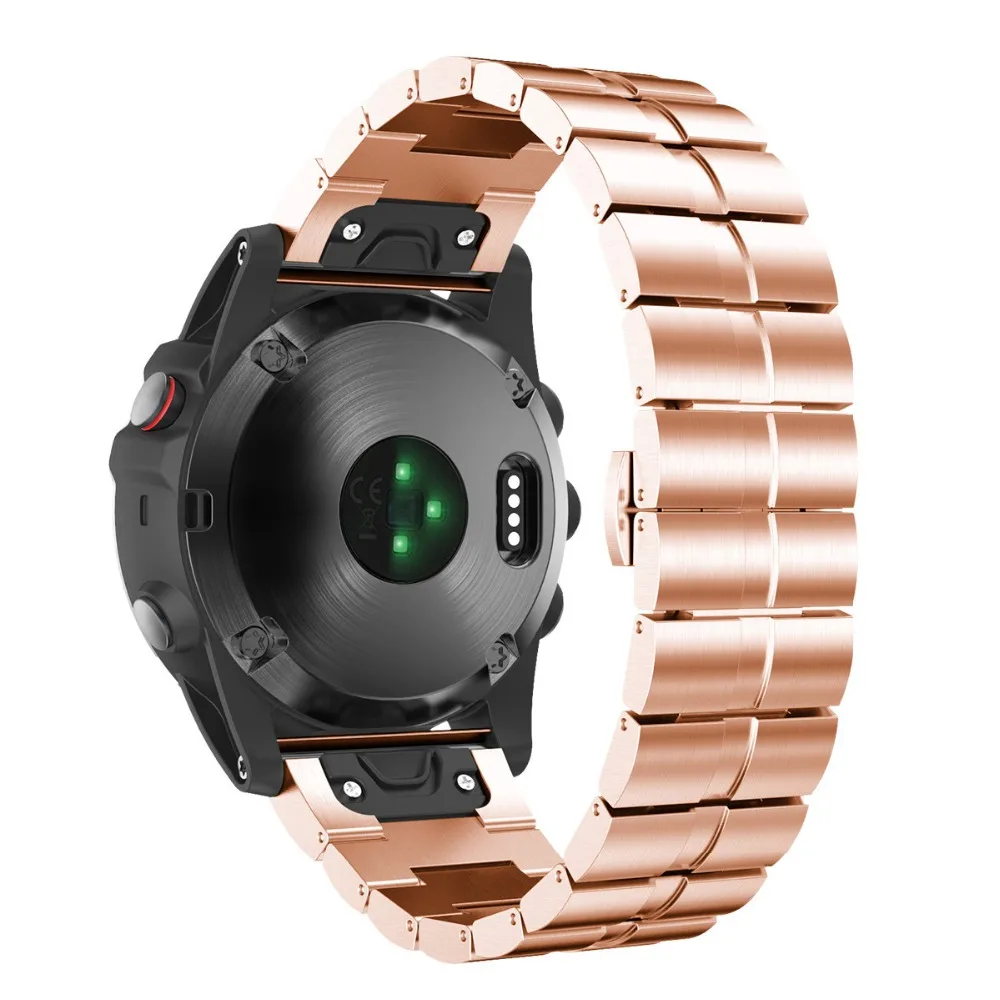 QuickFit 26 мм металлический ремешок на руку для Garmin Fenix 6X 5X Plus 3 ч ремешок часы аксессуары быстросъемный браслет из нержавеющей стали