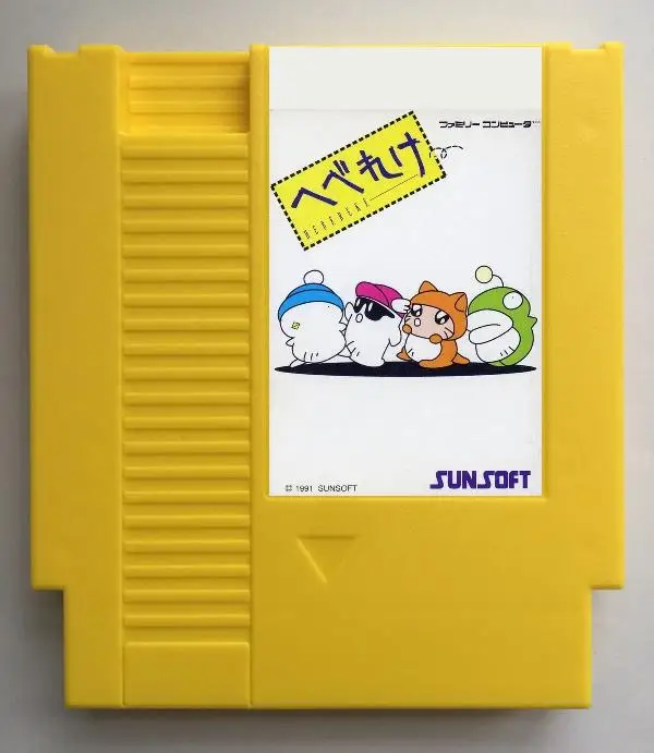 Картридж Hebereke для игровой консоли NES/FC на английском языке|Чехлы| |