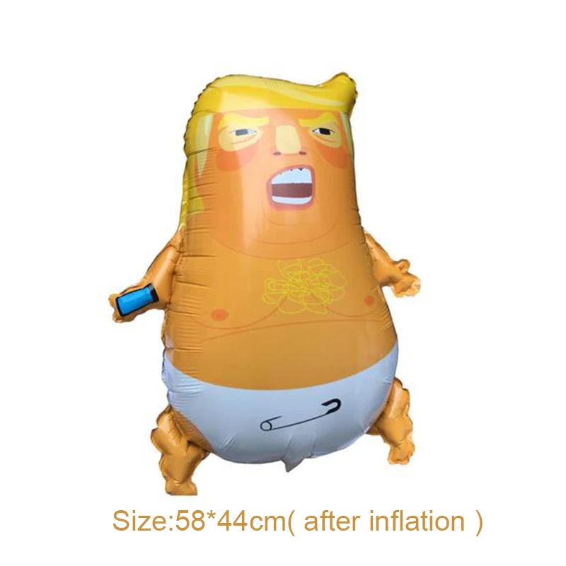 9 шт. оригинальные вечерние воздушные шары Trump Baby забавные гелиевый воздух Новые