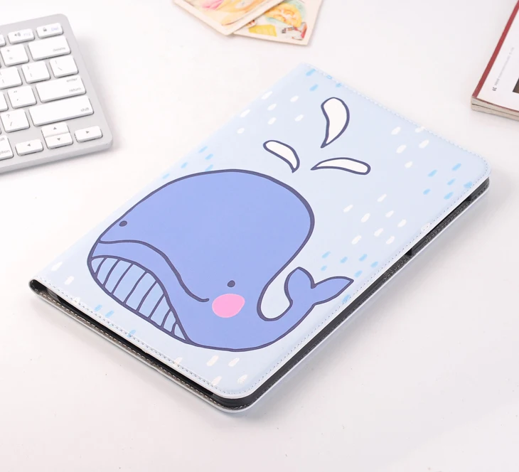 Тонкий складной чехол книжка с подставкой из искусственной кожи для Samsung Galaxy Tab A A6