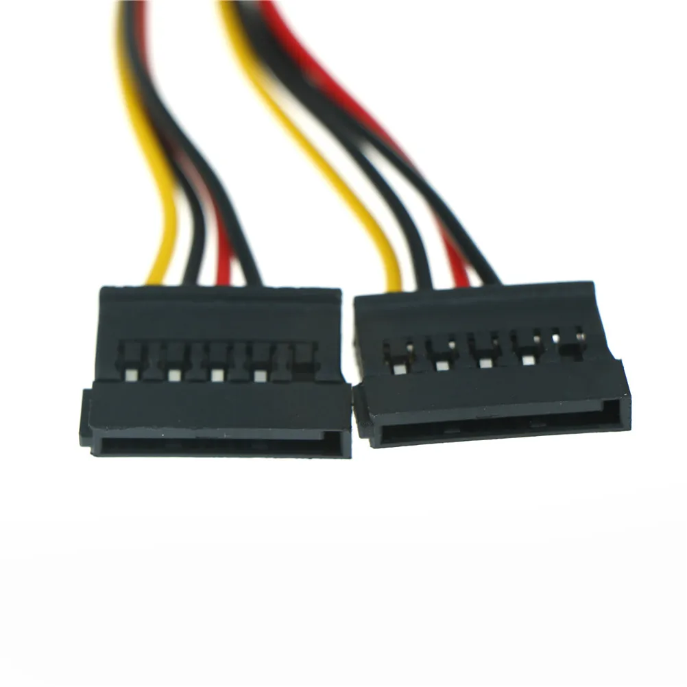 2 шт. компьютерный кабель Y сплиттер жесткий диск Кабель питания 4 Pin IDE 1 Папа-2